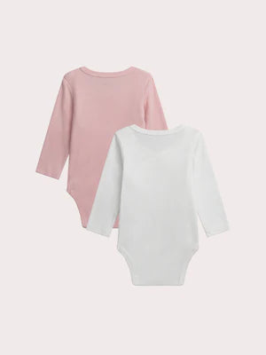2 Pack Newborn Cotton Bodysuits