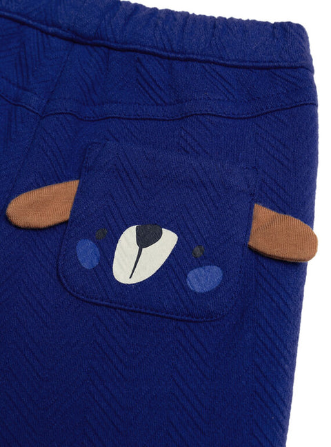 Lined Blue Cotton Trousers