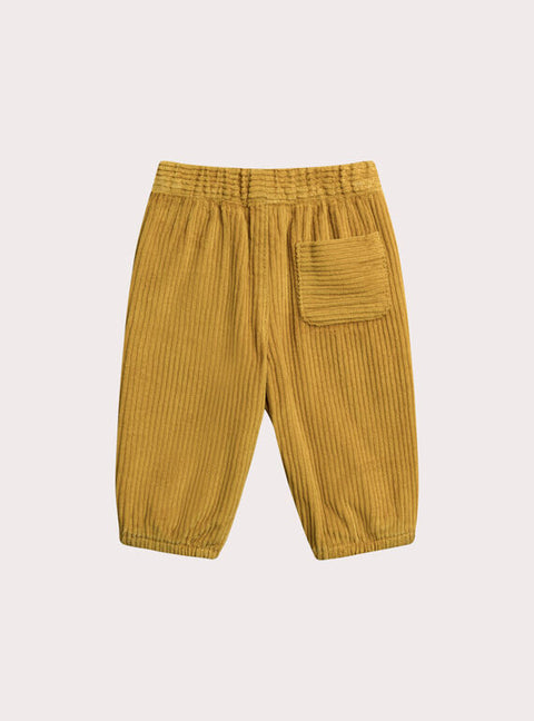Yellow Jumbo Corduroy Trousers
