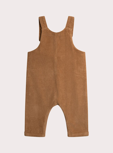 Brown Lined Jumbo Corduroy Dungarees