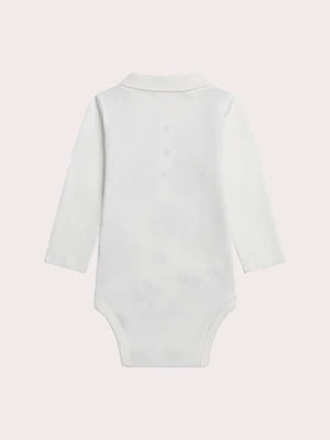 Cream Cotton Animal Print Bodysuit