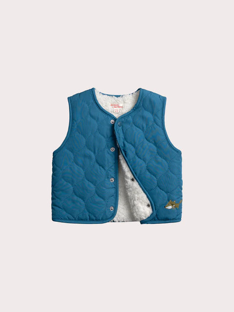Reversible Turquoise Gilet