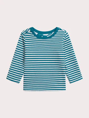 Reversible Turquoise Cotton T-shirt