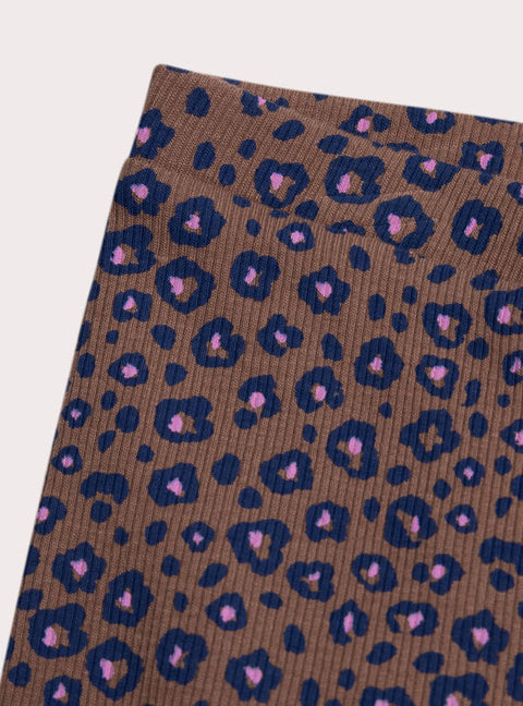Leopard Print Cotton Leggings