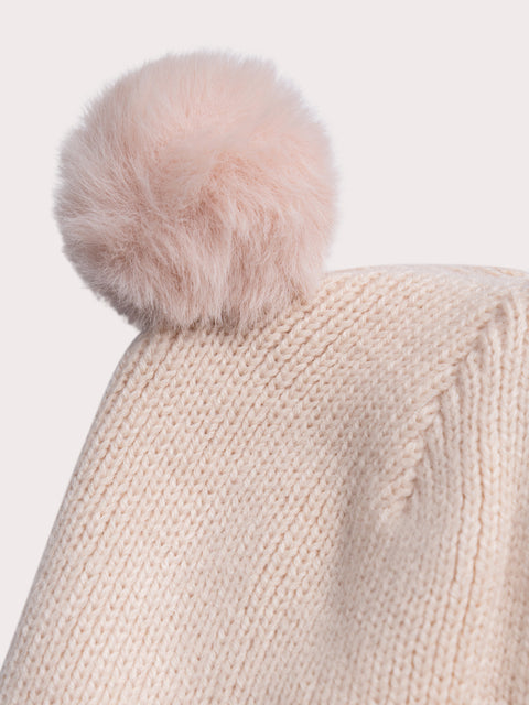 Pink Unicorn Bobble Hat
