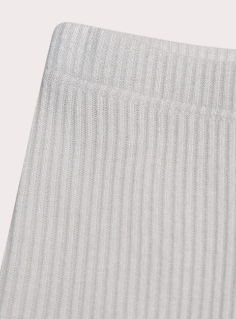 Ribbed Beige Leggings