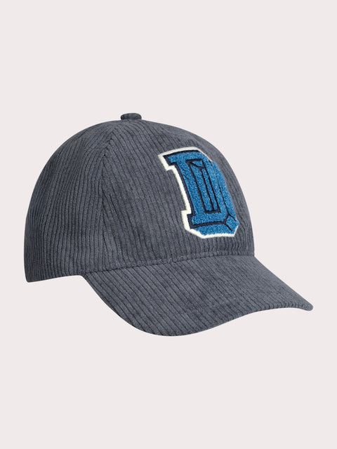 Grey Corduroy Baseball Cap