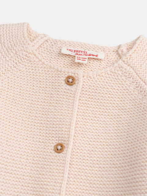 Pink Cotton Rich Cardigan