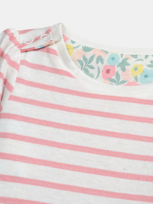 White Reversible Cotton T-shirt