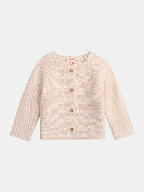 Pink Cotton Rich Cardigan