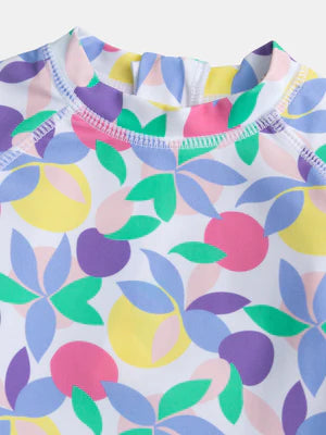 Flora Print UV Protected Swim T-shirt
