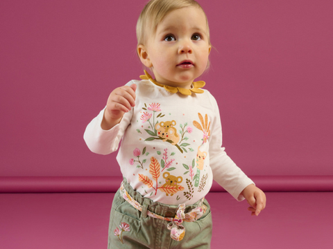 Baby Girls Vests & Bodysuits