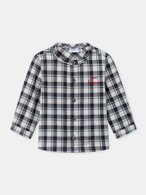 Green Check Flannel Shirt