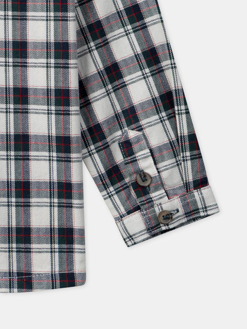 Green Check Flannel Shirt
