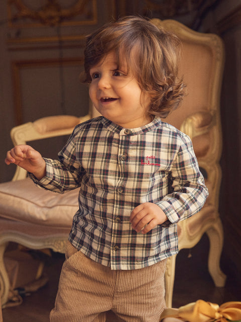 Green Check Flannel Shirt