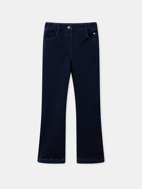 Blue Bootleg Denim Jeans