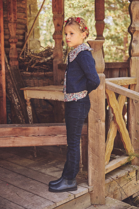 Blue Bootleg Denim Jeans