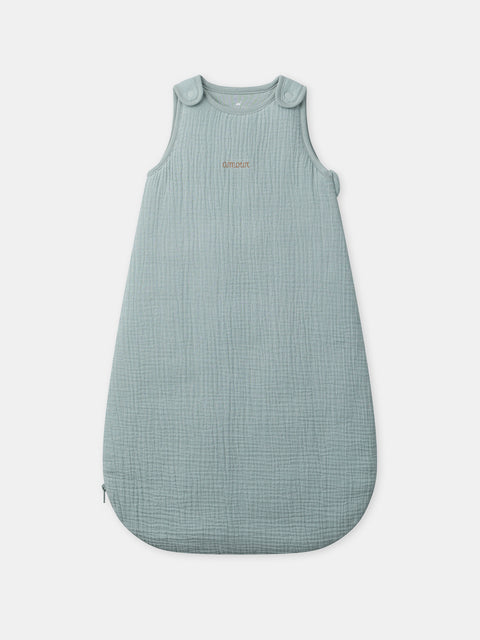 Lined Blue Grey Cotton Sleeping Bag