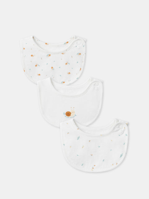 3 Pack Cotton Bibs