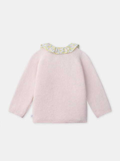 Newborn Jumper, Floral Leggings & Matching Headband