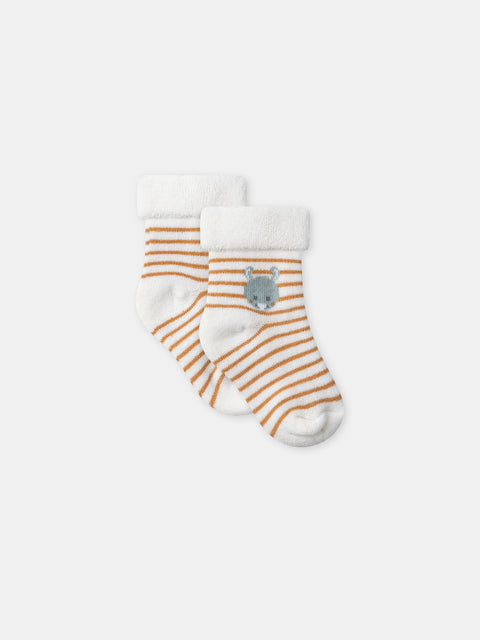 Newborn Grey Blue Cotton Dungarees, Bodysuit & Socks