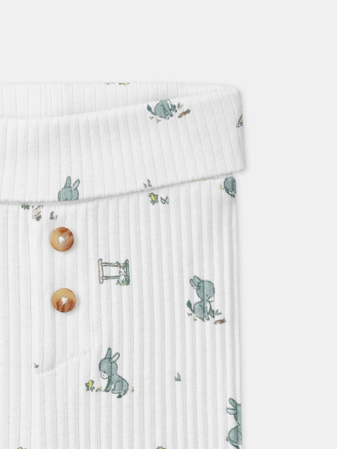 Newborn Grey Blue Top, Leggings & Matching Socks