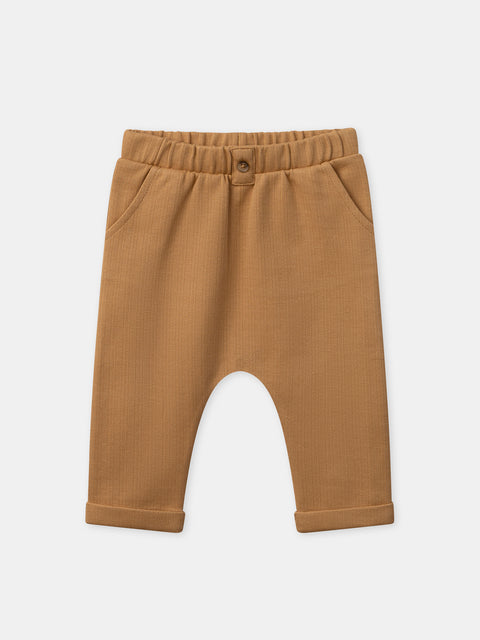 Newborn Cotton Striped Top, Trousers & Bib