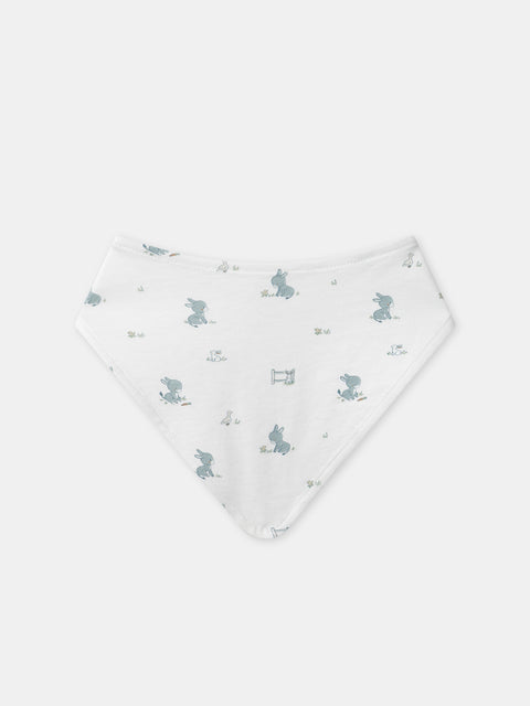 Newborn Cotton Striped Top, Trousers & Bib