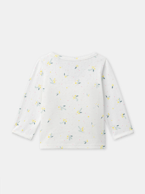 Newborn Cotton Top, Bottom & Matching Hat