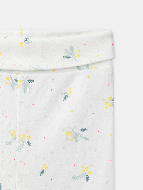 Newborn Cotton Top, Bottom & Matching Hat