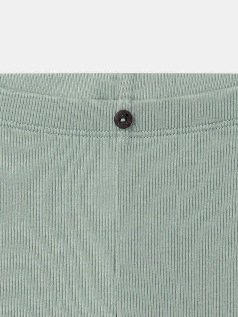 Craem Printed Sweatshirt & Headband With Matching Green Leggings