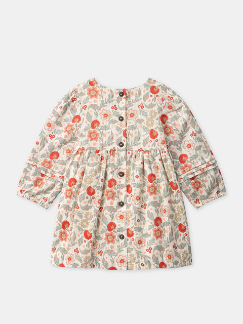 Floral Print Cotton Dress