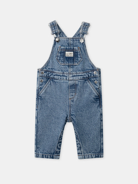Blue Denim Dungarees