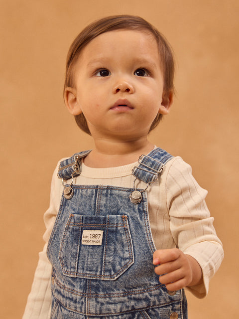 Blue Denim Dungarees