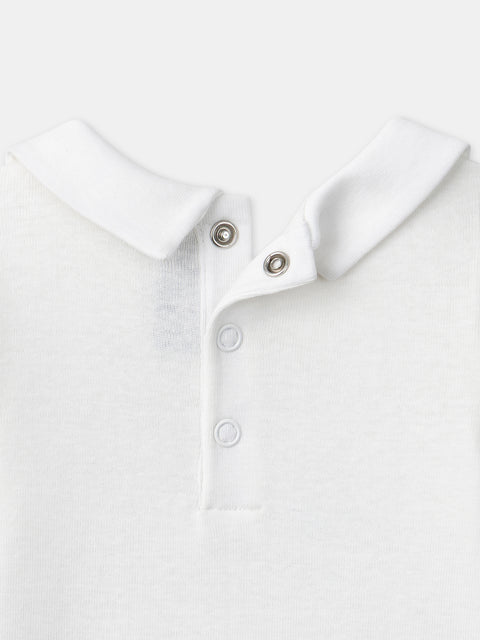 Off White Cotton Bodysuit