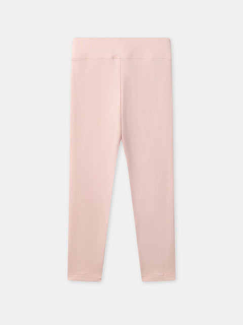 Pink Coton Modal Leggings
