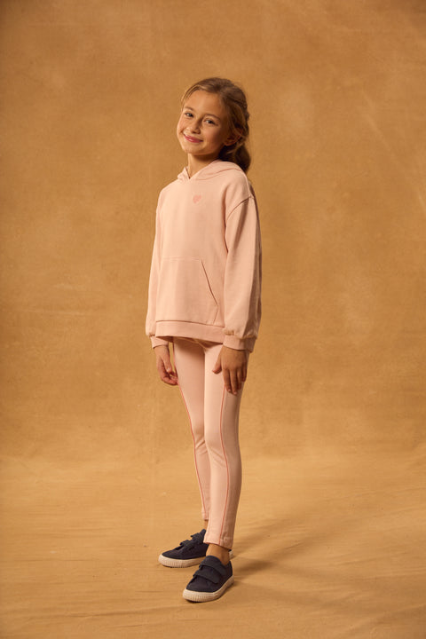 Pink Coton Modal Leggings