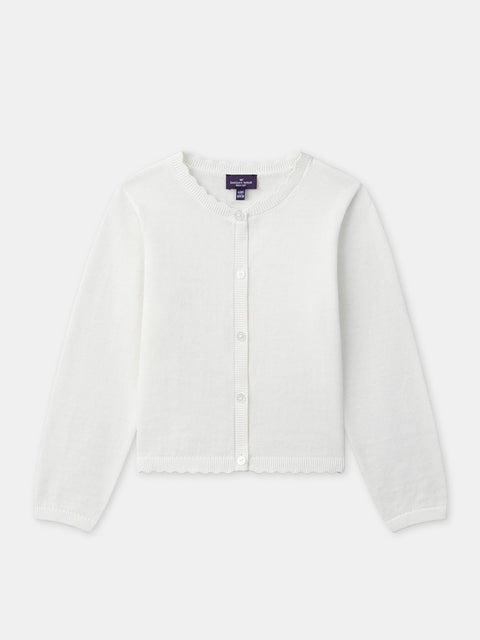 Cream Cotton Cardigan