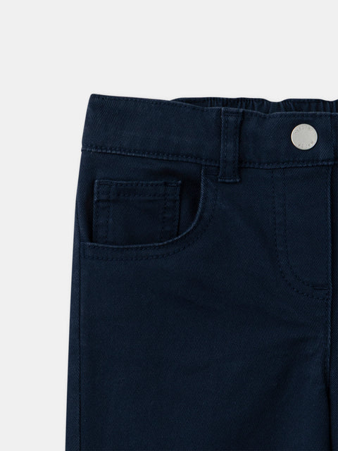 Dark Navy Wide Leg Denims