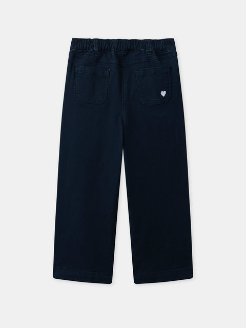 Dark Navy Wide Leg Denims