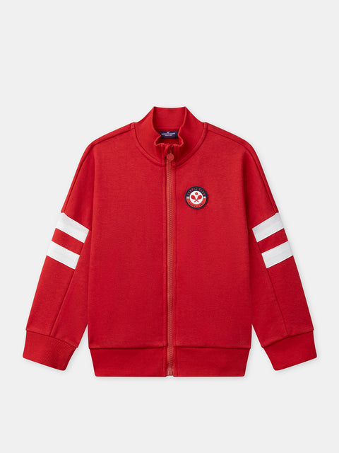 Red Organic Cotton Hoodie