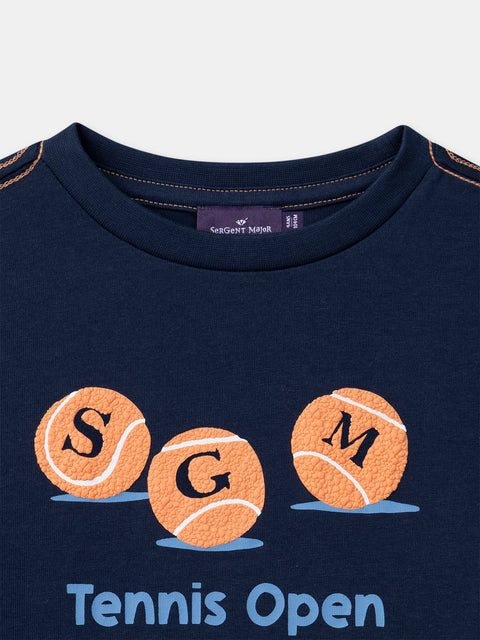 Navy Cotton T-shirt