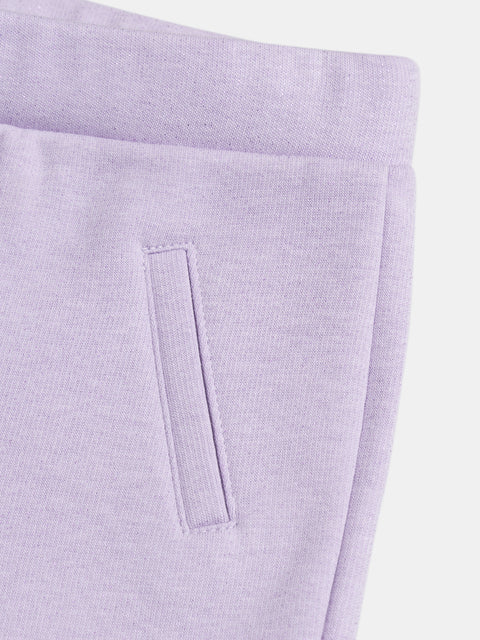 Lilac Fleece Joggers