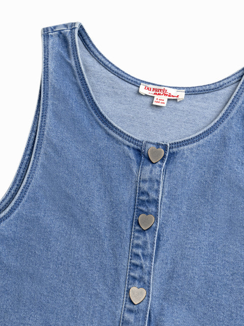 Denim Pinafore Dress