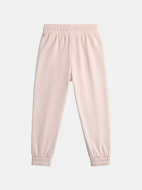 Pink Cotton Fleece Joggers