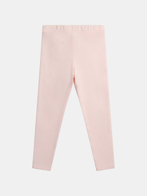 Pink Cotton Leggings