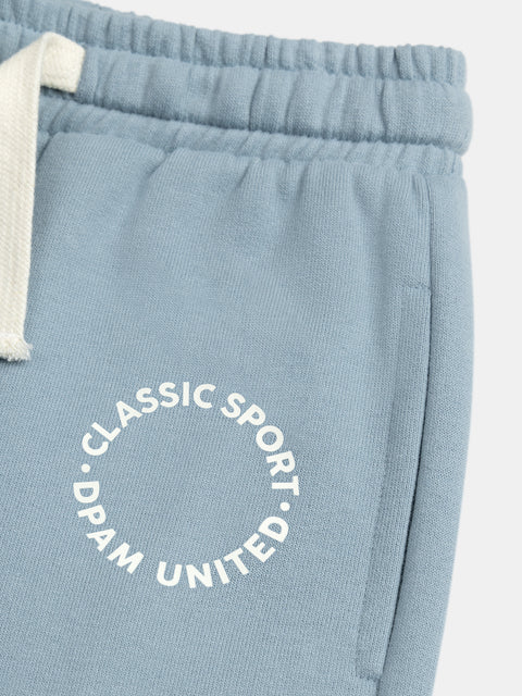 Blue Cotton Rich Joggers