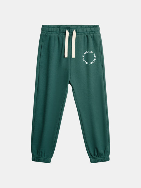 Green Cotton Rich Joggers