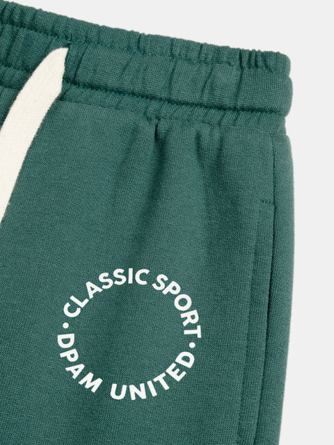 Green Cotton Rich Joggers