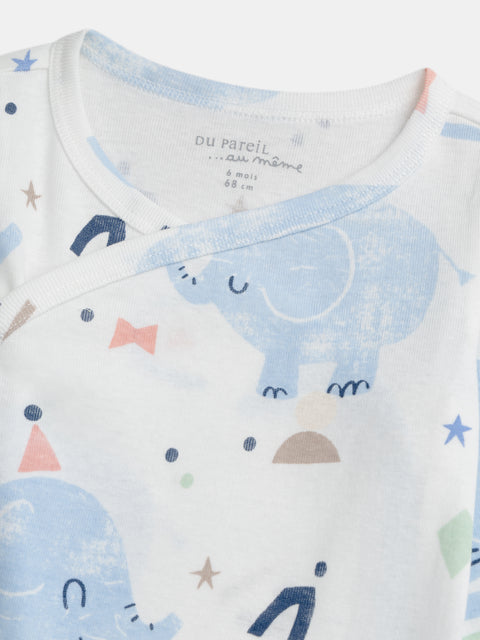 2 Pack Newborn Cotton Bodysuits